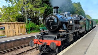 41312  LMS Ivatt Class 2MT  Alresford Station  Watercress Line  10th June 2023 [upl. by Adnirim]