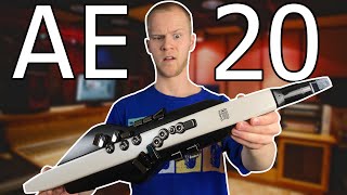 An electronic saxophone  Aerophone AE20 unboxingreview [upl. by Dinerman]