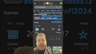 Can Daboll Get Fired Right Now Please shorts nflweek13 nfl2024 [upl. by Ehav]