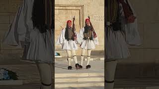 evzones the elite guard athensgreece [upl. by Ahtennek749]