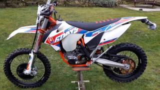 KTM EXC 450 Sixdays 2016 Slovakia  Bike tour amp start up [upl. by Ultan]