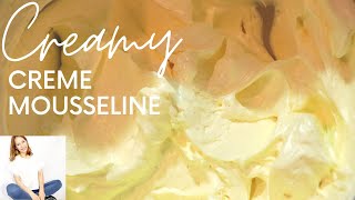 CREAMY CREME MOUSSELINE RECIPE FRAISIER CREAM [upl. by Spence711]