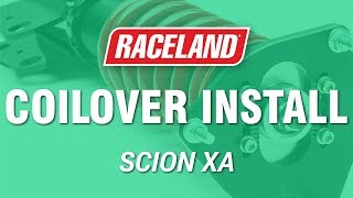 How To Install Raceland Scion xA Coilovers [upl. by Pinter]