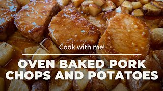 OVEN baked PORK CHOPS with Potatoes  20 Version [upl. by Briny512]