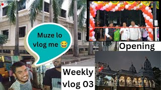 A week in MIT Alandi campus  Shiv mandir  mess opening  weekly vlog 03 [upl. by Gnahk937]