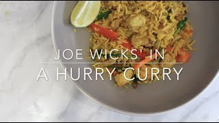 Joe Wicks  In a Hurry Curry Recipe [upl. by Nyletac]