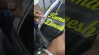 Sticker Shop Chennai  Splendor Bike Sticker  Strips line  Name visor [upl. by Cary559]