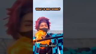 Bro is Tanjiro tanjiro demonslayer troll trollface edit shorts [upl. by Ecinrev]