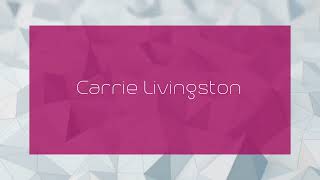 Carrie Livingston  appearance [upl. by Gnaig]