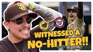 2ND NO HITTER IN PADRES HISTORY  PADRES vs NATIONALS [upl. by Lotty]