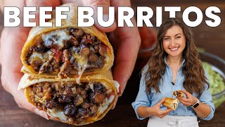 Ultimate Crispy Beef Burritos Easy Recipe for a Family Favorite Dinner [upl. by Nylkaj65]