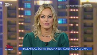 BruganelliBallando quotAggressiva perché mi sono rotta una costolaquot  La Vita in diretta 07102024 [upl. by Lippold]