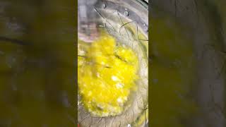 Beating egg and sugar food recipe cookingrecipes yummy delicious [upl. by Aldarcy]