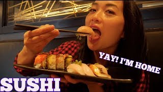 SUSHI  Yay Im home  SASVlogs [upl. by Cassie637]