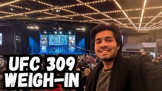 UFC 309 Ceremonial WeighIn Vlog at Madison Square Garden NYC [upl. by Relyat893]