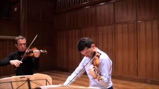 YSAYE  2 violins sonata part 1 Tedi Papavrami Svetlin Roussev [upl. by Aicemak905]