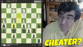 At last Kramnik finds a real Cheater chessgames [upl. by Redmond]