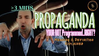 Propaganda Meaning and Definition Explained [upl. by Arriat815]