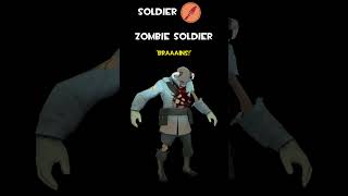 Soldier  Zombie Soldier  Soldier Voice Lines [upl. by Sidell]