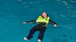 Lifejacket group test at RNLI HQ in Poole  with Motor Boat amp Yachting [upl. by Nalyr]