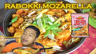 MUKBANG RABOKKI EXTRA MOZARELLA RAMYEON TTEOKBOKKI with GEKIKARA CARBONARA [upl. by Lrem]