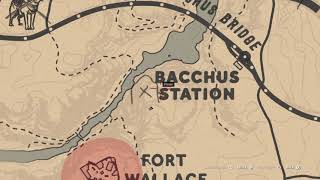 Red Dead Redemption 2 rock carving location Bacchus Station [upl. by Janifer]