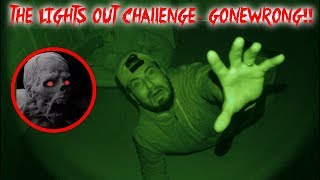 THE LIGHTS OUT CHALLENGE IN HAUNTED DEMONS HOUSE GONE WRONG ZOZO [upl. by Pronty]