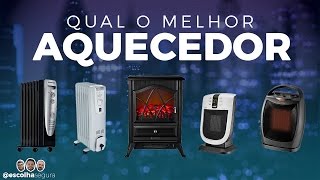 qual MELHOR AQUECEDOR  Elétrico Halógeno Cerâmica à Gás e Climatizador [upl. by Jabe]