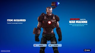 How To Get War Machine Skin For FREE In Fortnite Unlocked LEGO War Machine Style Free Marvel Skin [upl. by Hands]