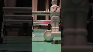 Beckham free kick against Greece in 2001 recreated in foosball [upl. by Hniv532]