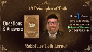 Are we allowed to speak Lashon Hara about nonJews Thirteen Principles of Faith [upl. by Htebezile]