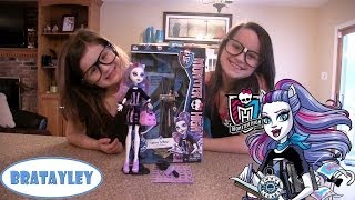 Monster High Doll Unboxing and Review  ScareMester Catrine DeMew [upl. by Roper]