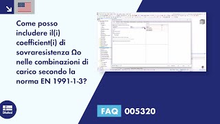 ENUS FAQ 005320  Come posso includere ili coefficienti di sovraresistenza Ωo nelle combi [upl. by Ymac]