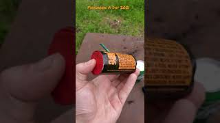 Cracker Bomb  Black Cat Fireworks Shorts Firework A Day 2021 [upl. by Ailero]