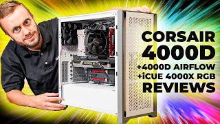 Corsair 4000D  4000D Airflow  iCUE 4000X RGB Reviews  Which is best [upl. by Irpak968]