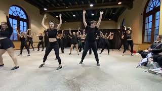 Fosse Choreography Class w Kodiak Thompson  ‘Roxie’ Chicago  Hershey PA [upl. by Demahom]