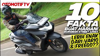 LEBIH ENAK DARI VARIO dan FREEGO SUZUKI BURGMAN STREET 125EX  Otomotif TV [upl. by Sy]