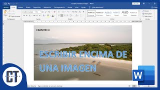 Como ESCRIBIR ENCIMA de una IMAGEN en Word [upl. by Vida]