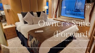 Cabin 600 Owners Suite Forward  Star Legend  Windstar Cruises [upl. by Eitirahc]