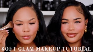 SOFT GLAM TUTORIAL  PERFECT LIP COMBO  BLUSH ROUTINE  Arnell Armon [upl. by Jump707]