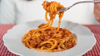 Pasta all’amatriciana La vera ricetta originale – questa pasta italiana ha fatto impazzire tutti [upl. by Garey]