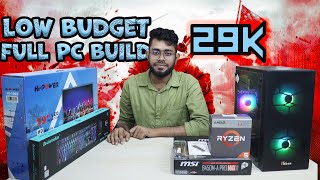 Ryzen 5 3400G Low Budget Full PC Build [upl. by Diane254]