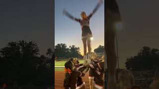 Padua Franciscan High School Cheerleading Basket Tosses [upl. by Oironoh138]