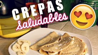 CREPAS SALUDABLES DE AVENA 😍Priscila [upl. by Orelie209]