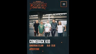 Graspop 2024  The Comeback Kid Part 2 [upl. by Eidson]