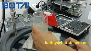 Test HPMChydroxypropyl Methyl Cellulose viscosity  haileybotaichemnet [upl. by Issie]