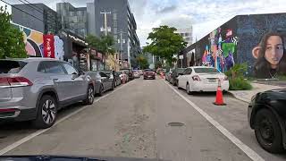 Wynwood Drive Tour 4K   Miami Florida HD 4k [upl. by Honniball]