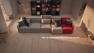 Kamer inrichten met VALLENTUNA bank  IKEA Commercial [upl. by Yendyc]