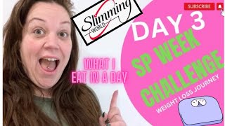 SLIMMING WORLD DAY 3  EXTRA EASY SP CHALLENGE slimmingworld fooddiary weightlossjourney [upl. by Hut]