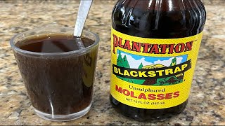 How To Use Unsulfured Black Strap Molasses Review  Unboxing BlackStrap Molasses For Health Benefits [upl. by Kathie]